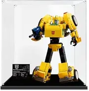 Acrylic Display Case for LEGO 10338 Icons Transformers Bumblebee Figure Storage Box Dust Proof Glue Free