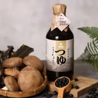 在飛比找momo購物網優惠-【悅善廚】無添加-昆布香菇黑豆醬油(500ml 純釀造/黑豆