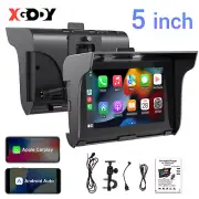 5" Touch Screen Portable Motorcycle Stereo Radio Carplay Android Car Waterproof