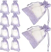 Cabilock 10pcs Lavender Sachet Bag Scented Drawer Liners for Dresser Empty Lavender Bags Dresser Drawer Lavender Sachets for Drawers and Closets Mesh Toiletry Sachet Bags Wedding Cloth Sack