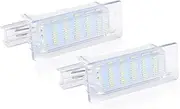 MKVAXR LIGHT License Number Plate Light Lamps, for Renault, Grand Scenic 2 3 Grand Modus Laguna Sport Tourer 2 3 Espace 4 Latitude L70 Zoe Car Number Plate Light