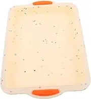 SHOWERORO Baking Pan Cake Mold Square Silicone Bakeware Non-stick Flexible for Easy Release
