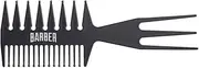 BARBER MARMARA Hair beard comb, styling comb, hairdressing comb for hair and beard, shatterproof, flexible, anti-static, handle comb, double-sided, heat-resistant, hair comb for men, barbershop comb (034)