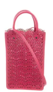 Alaia Lasercut Crossbody NWT Raspberry $990