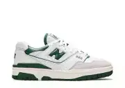New Balance 550 White/Green 2021 - BB550WT1 - Multiple Sizes - Brand New w Box ✅
