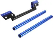 ULTECHNOVO 1 Set Motorcycle Separate Handlebar Motocross Motorcycle Handle Bar Heavy Duty Motorcycle Handlebar Motorcycle Lever Bar Dirt Bike Supply Motorcross Accessory Iron Blue