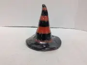 Halloween Orange Black Stripe Witch Wizard Hat Candle Party Decoration
