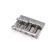KD By AxLabs Vintage Style Bass Bridge - 5-Screw, 4-String - Chrome