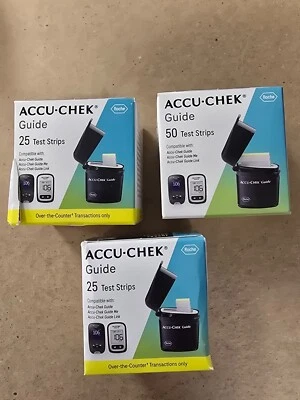 Accu-Chek Guide 100ct Diabetic Test Strips Expires 6/2026