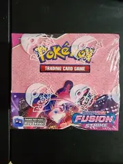 Pokemon TCG Fusion Strike Booster Box 36 Packs Sword & Shield Factory Sealed !!!