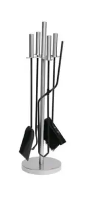 JUMBUCK 4 PIECE FIREPLACE TOOL SET (MODERN)
