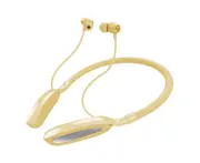 Bluetooth-compatible Earphone IPX5 Waterproof In Ear ic Wireless Stereo Headphone Neckband Earbud for-Yellow