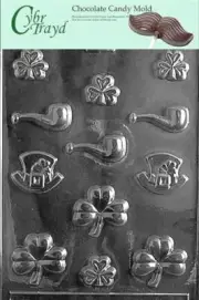 ST. PATRICK ASSORTMENT chocolate candy mold