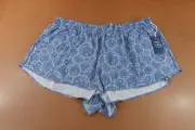 Offline by Aerie Womens Size XXL Blue Smiley Face 2" Inseam Pull On Shorts NWT