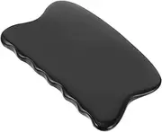 1Pc Horn Scraping Plate Ergonomic Body Massager for Scraping Massage for Neck Shoulders Face and Limbs Natural Water Buffalo Horn Design