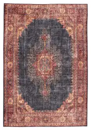 Devon Chenille Rustic Rug - 24 Navy