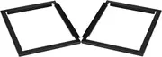 Portable Camping Table, Folding Outdoor Shelving, Heavy-Duty Travel Stand, Stainless Steel & Aluminum Alloy Build, Lightweight, 17.32x5.12x11.42 Inches / 16.26x12.01x1.1 Inches