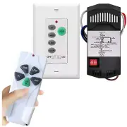 Universal Ceiling Fan Wall Remote Control, 3 Speed, Light Dimmer, 4-DIP Switch C