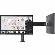 LG 27QP88D-BS 27" Class WQHD LED Monitor - 16:9 - Matte Black - 27" Viewable - In-plane Switching (IPS) Technology
