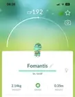 Shiny Fomantis - Trade 1 million stardust