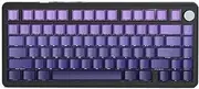 Attack Shark X85 Wireless Mechanical Keyboard, TKL 82 Keys Bluetooth 5.0/2.4GHz/Wired Gaming Keyboard,Gasket Structure,Knob,RGB Hot Swappable Custom Keyboard for PC/Mac/PS4/Xbox(Purple)