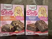 Dolly Parton Duncan Hines Baking Collection Fudge Brownie Turtle Mix Set 2 Pack