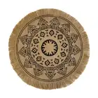 Rattan Trivet Mats Eco-friendly Durable Round Decorative Dining Table Placemats