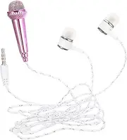 QUMIIRITY Portable Microphone for Singing Compact Wired Microphone for Phone Tablet and Laptop Easy to Use No Power Required for Outdoor Use and Present Ideas