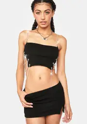 It's A Bling Thing Mini Skirt Set