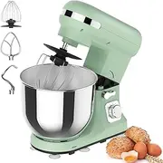ADVWIN Stand Mixer, 1400W 6.5L Kitchen Food Mixer, 6 Speed with Tilt Head Pulse Electric Mixer, Home Stand Mixer for Housewives, Make Dough& Mix Food Chef Machine | Green