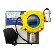 Chlorine Detector Fixed CL2 Gas Leak Detector with 0-50ppm Sound and Light Alarm