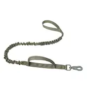 Bungee Dog Leash Dog Walking Leash Dog Training Leash with Handle Grip Portable Heavy Duty Shock Absorbing Dog Leashes Green Snap Hook