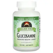 Source Naturals, Vegan True, Glucosamine, 60 Tablets