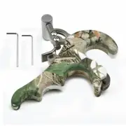 Aluminum Alloy 4 Finger Bow Release Aids Caliper Thumb Trigger Grip Compound Bow