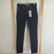 NEW Crisp Lara Size 6 Skinny Leg Black Denim Jeans Stretch
