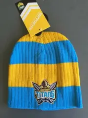 A NRL Gold Coast Titans Beanie - OSFM - CHRISTMAS PRESENT