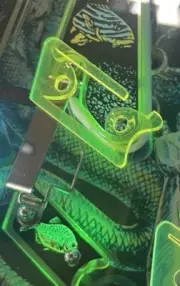 Fathom (Haggis) Fluorescent Green Acrylic Lane Ball Guide Replacement(s)