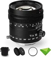 TTartisan 50mm F1.4 Tilt RF-Mount Lens, Manual Focus Full-Frame Portrait Lens for Canon RF-Mount Cameras EOS-R RP R5 R6 R6II R7