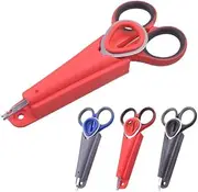 LLEIIshen 1Set Fishing Toolbox Stainless Steel Fishing Scissors Cut PE line Braid Line Lure Cutter Plies Multifunctional Hook Remover/1397
