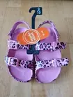 Wonder Nation Toddler Girl pool slides buckle Sandals 9/10