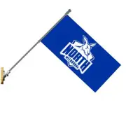 North Melbourne Kangaroos AFL Team Giant Pole Flag 1800mm by 900mm