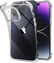 IAIYOXI Clear Case for iPhone 13 Mini, Crystal Clear, Slim and Soft, Military Grade Drop Protection, Non-Yellowing, 4 Corner Airbags, Transparent Shockproof Thin Phone Cover