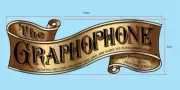 PRECUT SMALLER COLUMBIA GRAPHOPHONE WATER SLIDE DECAL for CYLINDER PHONOGRAPH
