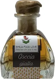 GOCCIA Gialla - Balsamic Fuji Apple Dressing 50ML - Italian Vinegar - EMILIA FOOD LOVE Selected with Love in Italy - Condimento Balsamico alla Mela Fuji