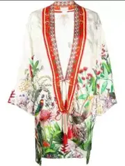Rare CAMILLA Kimono Robe Jacket layering with neck bands Faraway Tree NEW