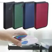 80x Car Storage Holder Case Wallet Organizer Portable Disc Cd Vcd Dvd Dust Bag
