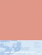 Clairefontaine - Ref 496012C - Pastelmat Mounted Board (5 Sheets) - 1800 Microns - 50 x 70cm - Sienna Colour - Specially Formulated for Use with Pastels