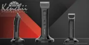 Kenchii Grooming - Flash™ Digital Cordless Clipper, Pearl Black or White 4 in 1
