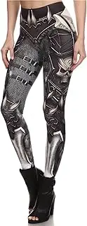 [color cosplayer] Women Steampunk Retro Leggings Comic Cosplay Punk Print Polyester Gothic Trousers Capris Pants S-4XL Plus Size