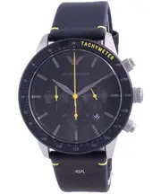 Emporio Armani Mario Chronograph Tachymeter 12/24 Quartz AR11325 50M Mens Watch